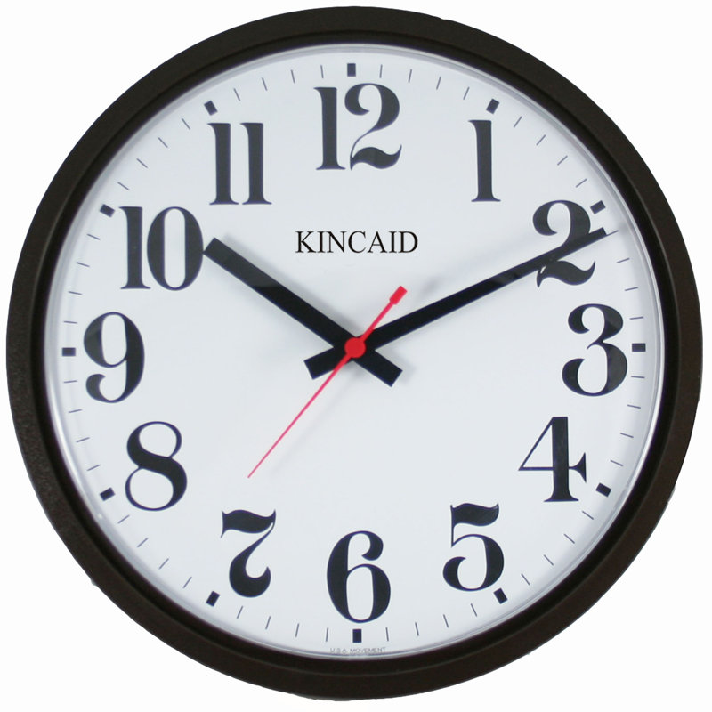 Kincaid Clocks 14" Electric Wall Clock & Reviews Wayfair